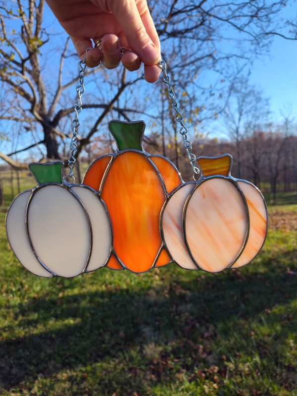 3 Vintage Pumpkins