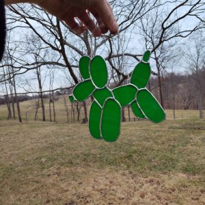 Green Balloon Dog