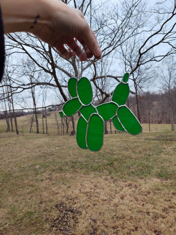 Green Balloon Dog