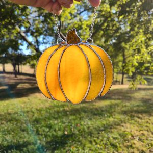 Large Regular Textured Orange Pumpkin