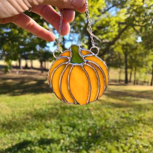 Small Ball Textured Orange Pumpkin