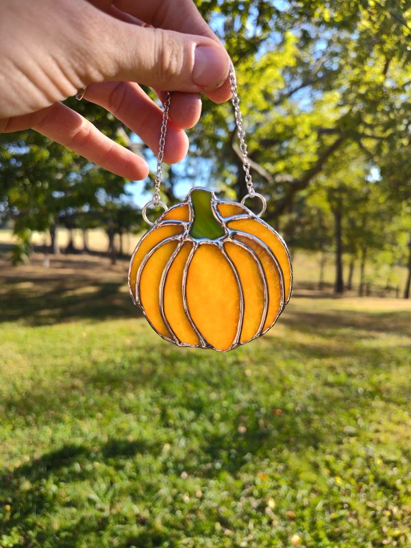 Small Ball Textured Orange Pumpkin