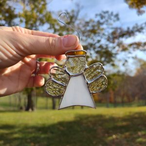 Clear Angel Ornament