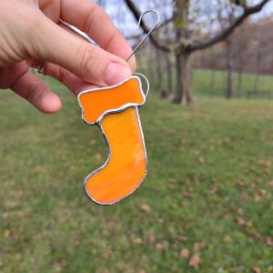 Orange Stocking Ornament