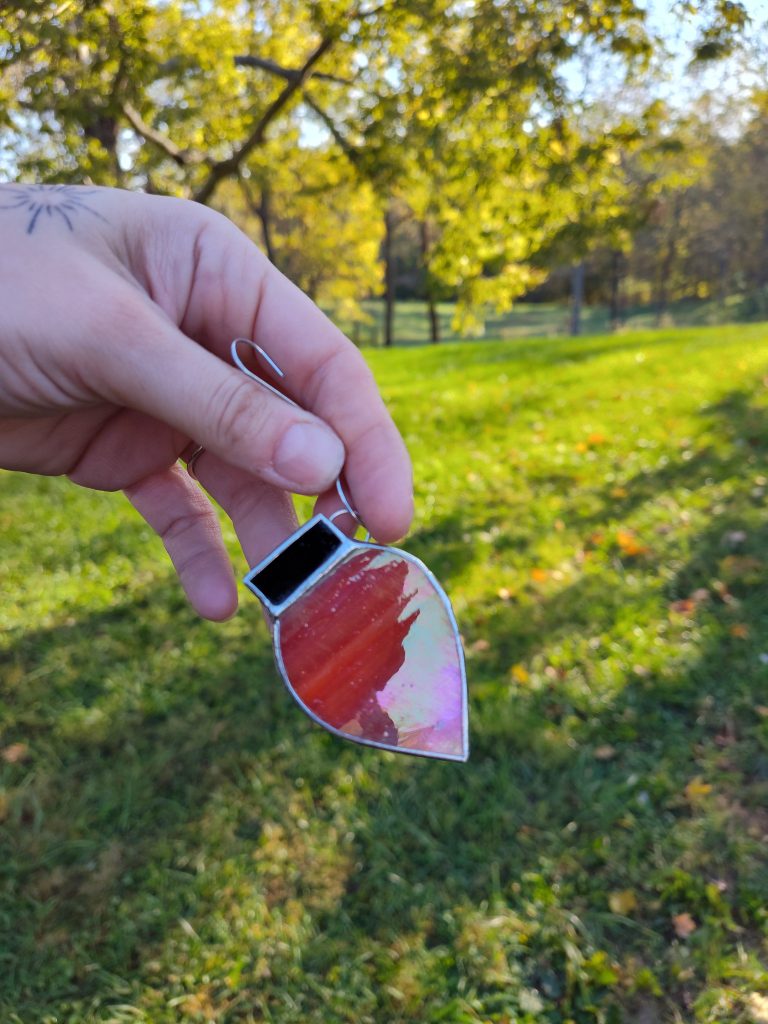 Iridescent Orange Light