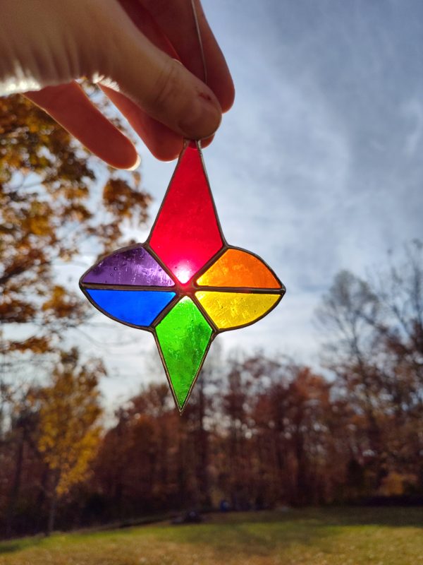 Rainbow Geometric Ornament - Image 2