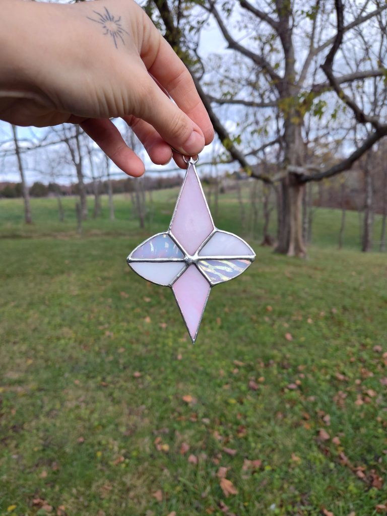 Pink Geometric Ornament