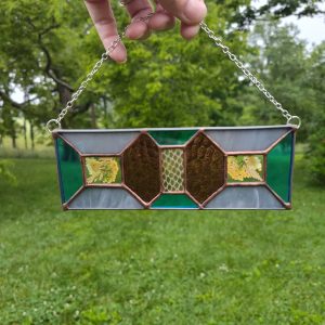 Pressed Flower Rectangle