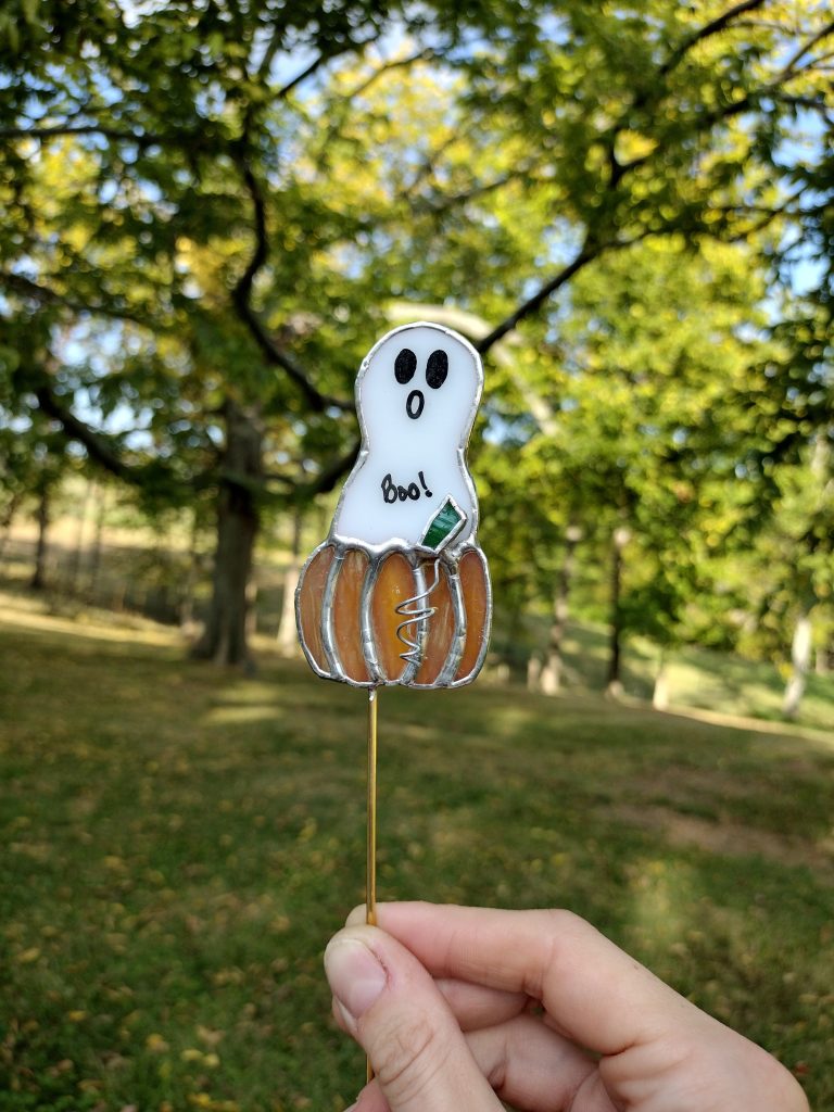 Ghost With Pumpkin