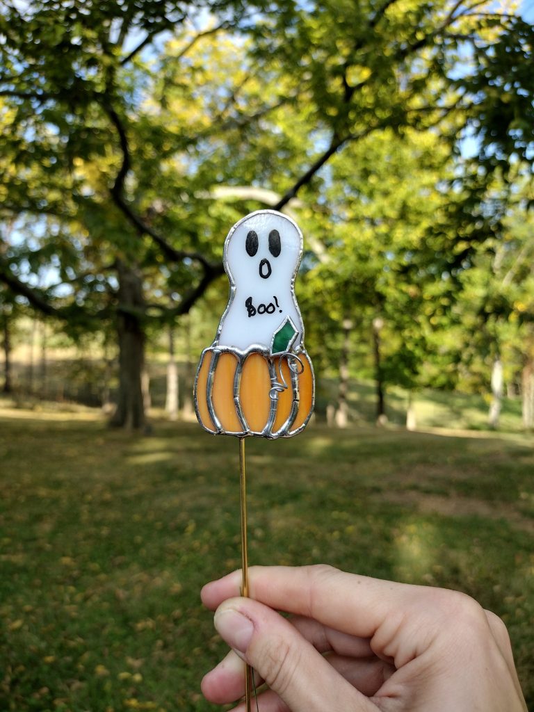 Ghost With Pumpkin