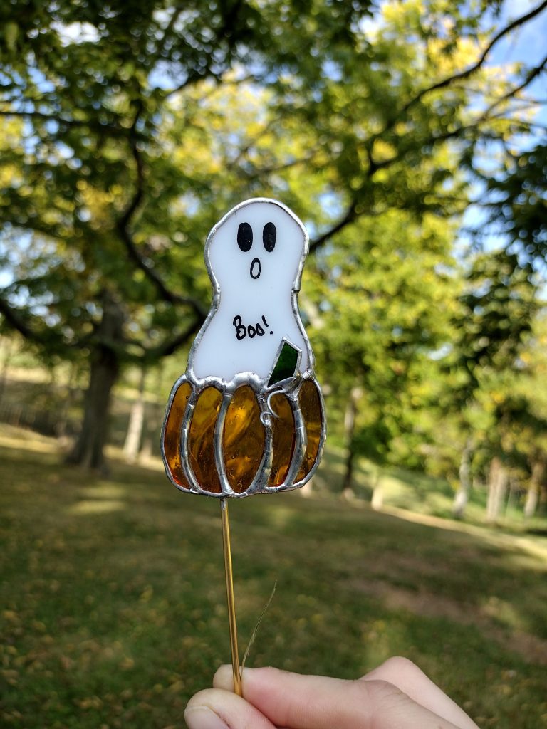 Ghost With Pumpkin
