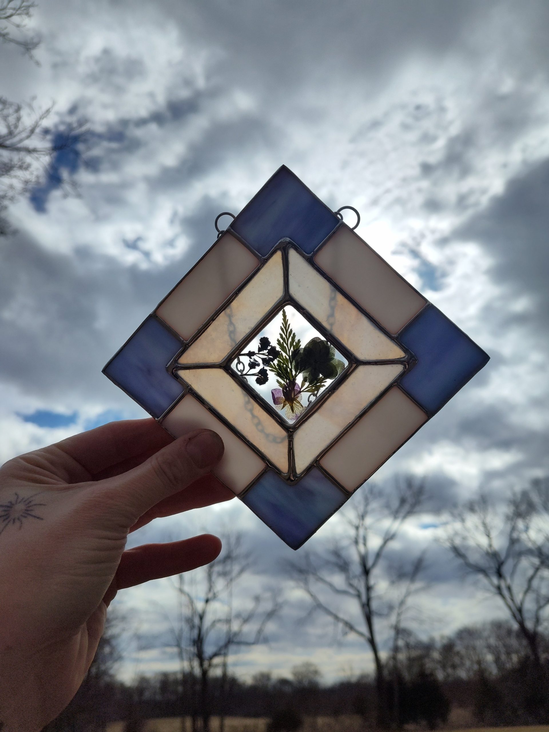 Pressed Flower Square - Image 3