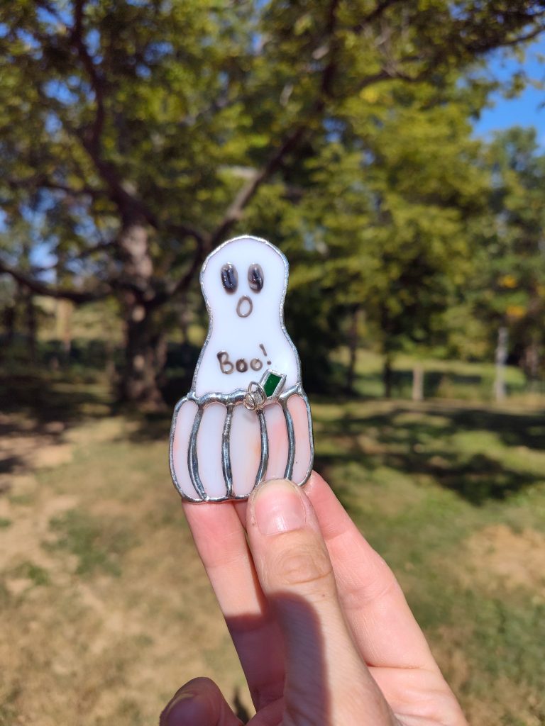 Ghost with Pumpkin