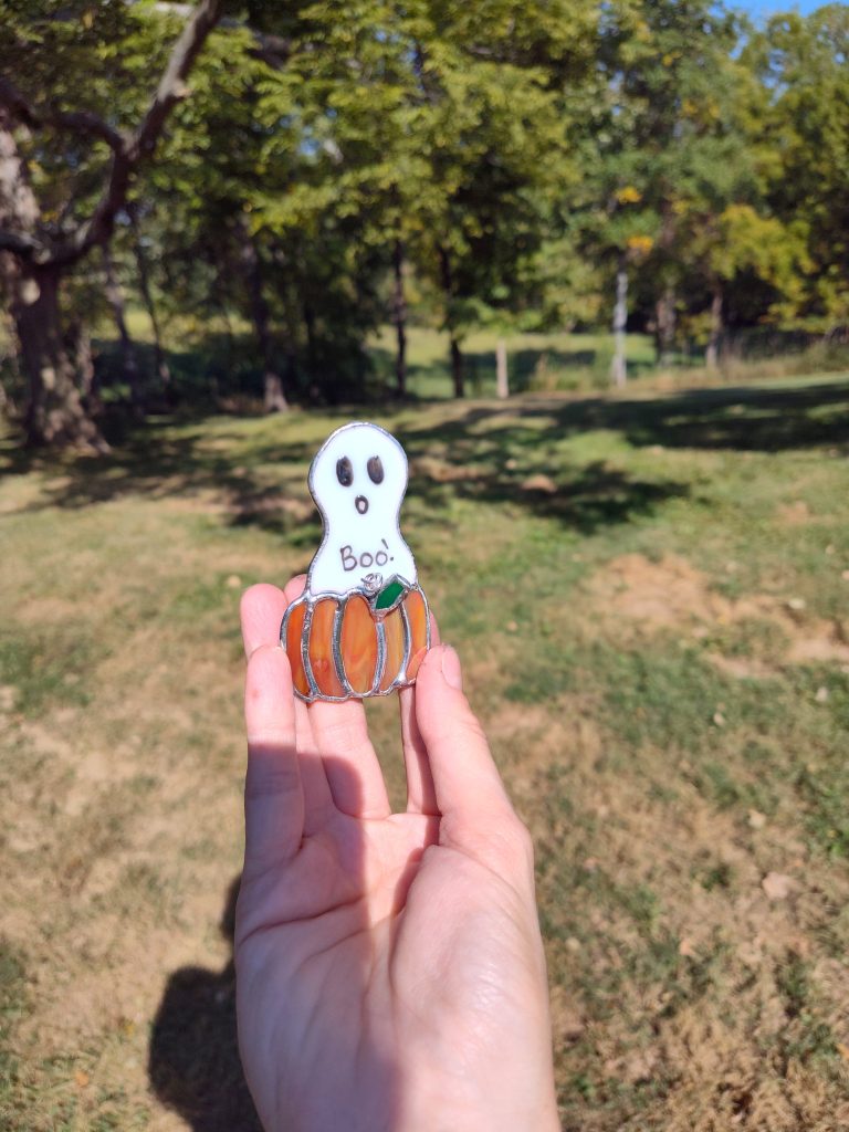 Ghost with Pumpkin